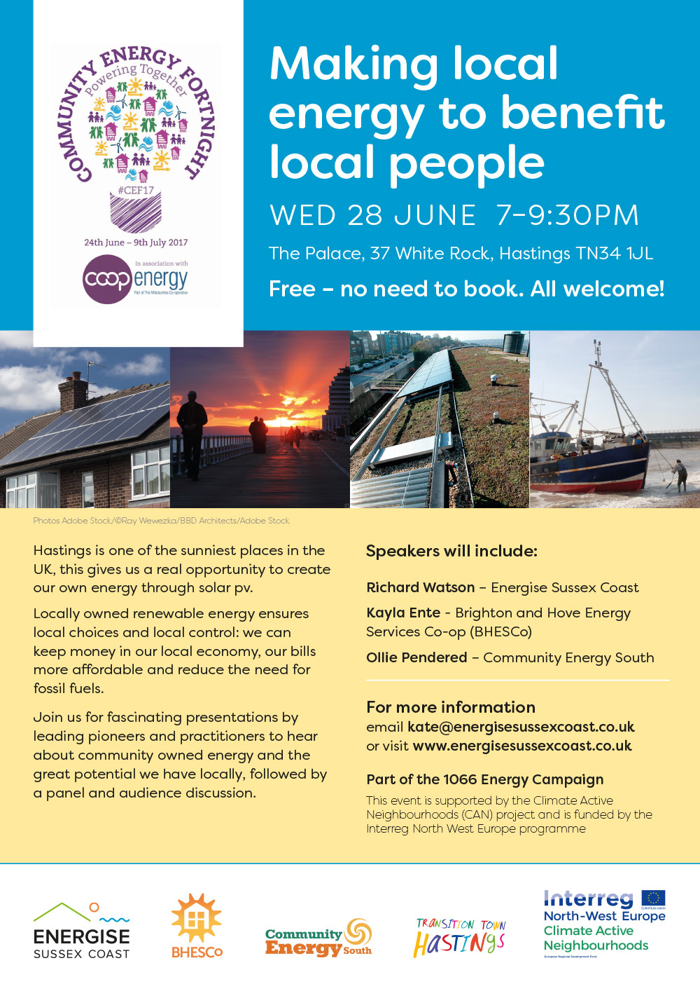 Community Energy fortnight flyer